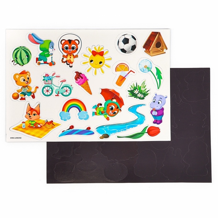 Магнитная игра Магнитная игра "Изучаем времена года" 28 *20