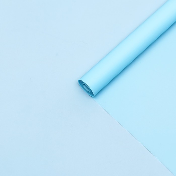 Пленка матовая,  Пленка матовая, "PASTEL",  Небесно-голубой 0,59 х 7 м 180гр