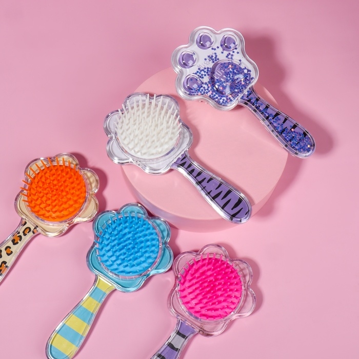 Расчёска - шейкер, 8 &times; 15,6 см, рисунок МИКС