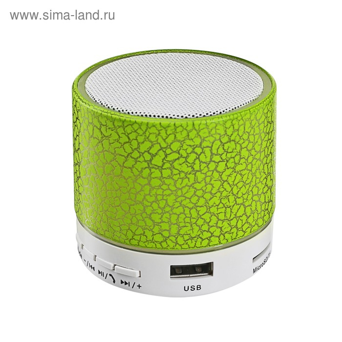Портативная колонка Luazon LAB-04, с подсветкой, Bluetooth, USB, microSD, microUSB, МИКС Портативная колонка Luazon LAB-04, с подсветкой, Bluetooth, USB, microSD, microUSB, МИКС
