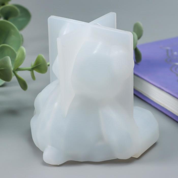 Молд силикон 3D Молд силикон 3D "Медведь-кристалл" 6,3х6х5,6 см