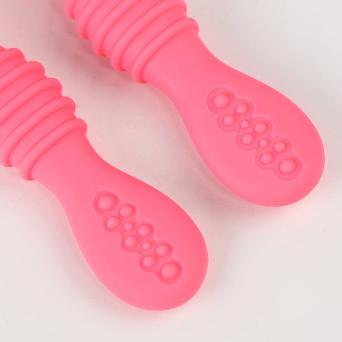 Набор детских столовых приборов, цвет розовый Набор детских столовых приборов, цвет розовый