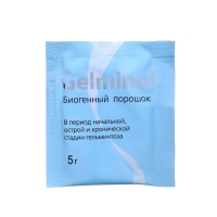 Противопаразитарный комплекс натуральный Gelminol, капли 10 мл + саше 5 х 5 г