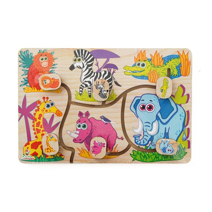 Лабиринт «Найди маму в Африке» Лабиринт «Найди маму в Африке»