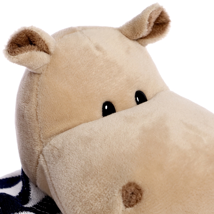 Мягкая игрушка «Бегемот: В тельняшке», 20 см