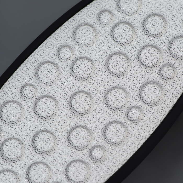 Пилка для ног, овальная, лазерная, двусторонняя, 21 см, цвет чёрный Пилка для ног, овальная, лазерная, двусторонняя, 21 см, цвет чёрный