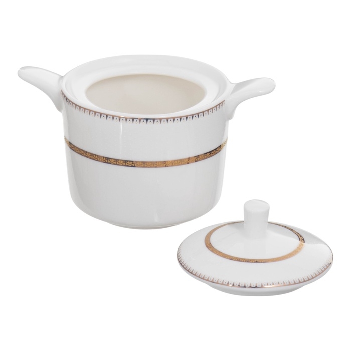 Чайный сервиз WY Grace, 20 предметов, чайник 1000 мл, 6 кружек 250 мл, 6 блюдец d=15,5 см, 6 тарелок пирожковых d=20,5 см, фарфор Чайный сервиз WY Grace, 20 предметов, чайник 1000 мл, 6 кружек 250 мл, 6 блюдец d=15,5 см, 6 тарелок пирожковых d=20,5 см, фарфор