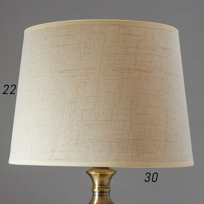 Лампа настольная 16714/1 E27 40Вт бронза 30х30х50 см RISALUX