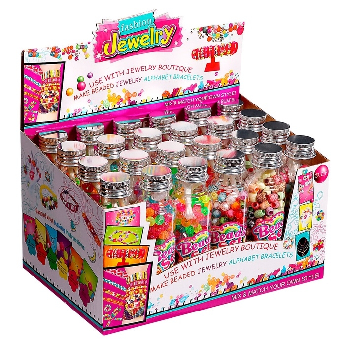 Набор для плетения «Разноцветные бусины», МИКС Набор для плетения «Разноцветные бусины», МИКС