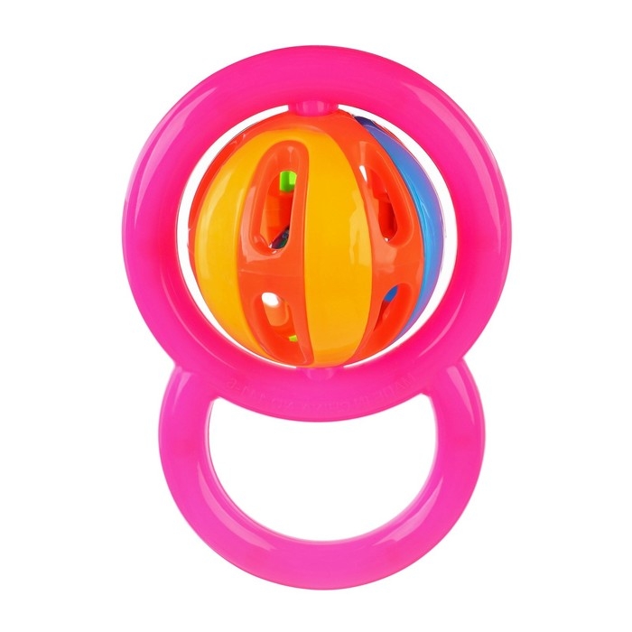 Погремушка «Яркий шар», цвет МИКС, Крошка Я Погремушка «Яркий шар», цвет МИКС, Крошка Я