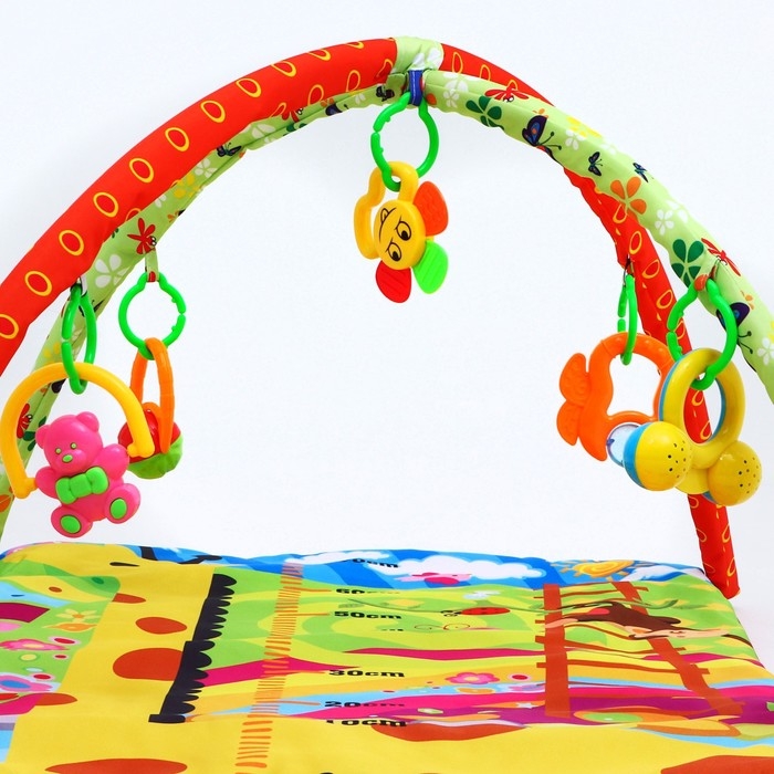 Развивающий коврик с дугами «Жирафик», 83x62 см, Крошка Я Развивающий коврик с дугами «Жирафик», 83x62 см, Крошка Я