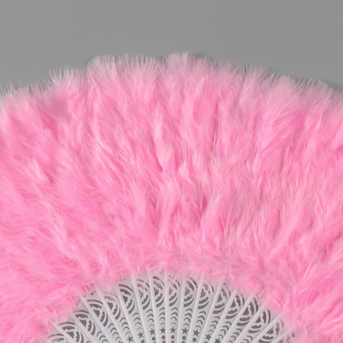 Веер пластик, перо Веер пластик, перо "Розовый" h=26 см 25 лопастей 3х50х26 см