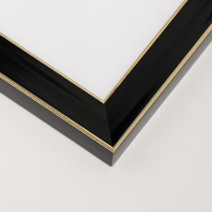 Фоторамка пластик Фоторамка пластик "Акварель" 15х21 см, чёрный