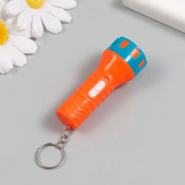 Фонарик свет на кольце Фонарик свет на кольце "Яркость" JF-919 LR44x3 шт МИКС 3,7х5,2х1,5 см