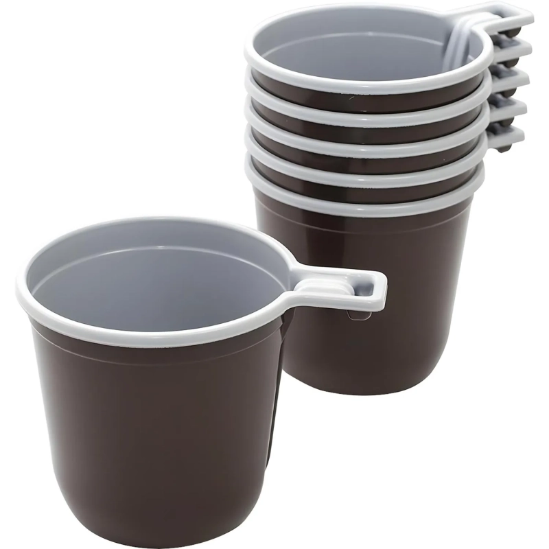 Чашка одноразовая кофейная 200мл, двухцветная, бюджет, ПП 1250 шт/кор