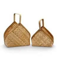 Набор корзин 2 шт 32х17х27  26х14х21 см ручка h=18/18 см