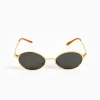 Очки солнцезащитные OneSun, uv 400,футляр, салфетка, цвет золото, серый