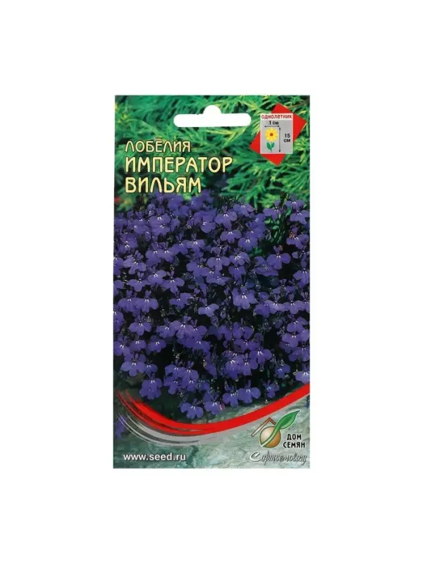 Набор семян Лобелия Набор семян Лобелия "Император Вильям", 5 шт.