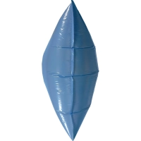 Мешки для мусора ПВД 120л 25мкм 10шт/рул синие 70х110см Акос