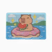 Алмазная мозаика с полным заполнением &laquo;Капибара&raquo;, 10&times;15 см