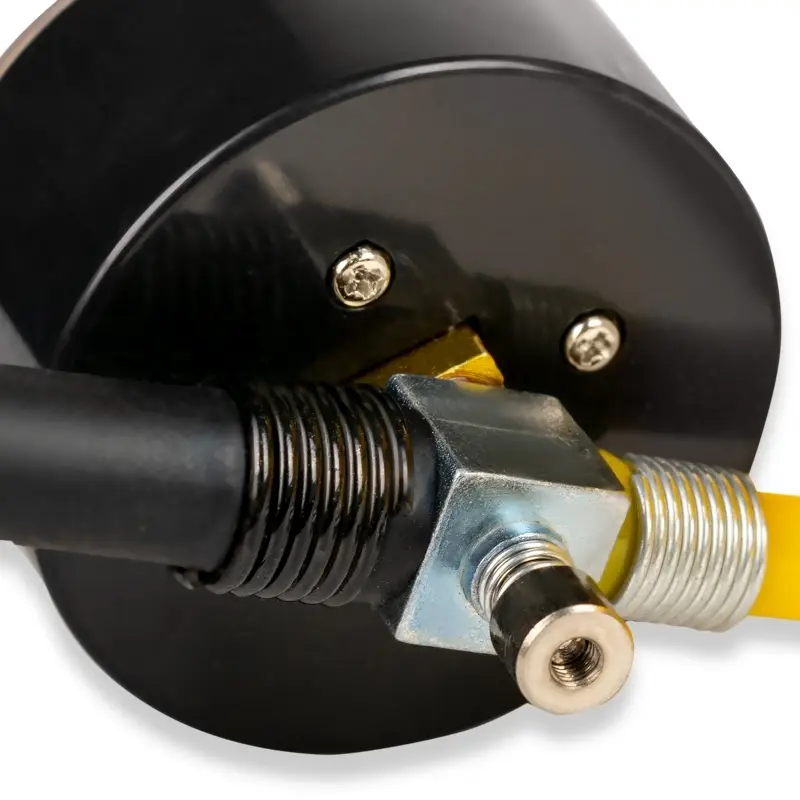 Универсальный шланг-удлинитель с манометром для автомобильных компрессоров HS-01