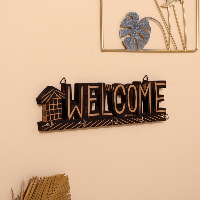 Ключница Ключница "WELCOME" МДФ 31х9,5х3,5 см