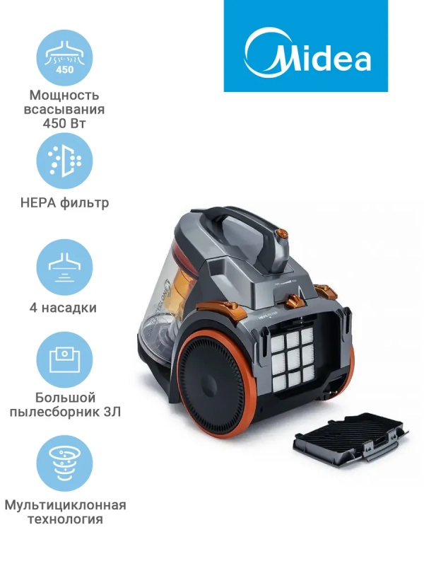 Пылесос с контейнером для пыли VCS43A15