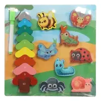 Развивающий сортер "Весёлые насекомые" Развивающий сортер "Весёлые насекомые"