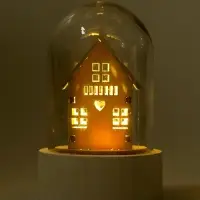 Сувенир новогодний с подсветкой Лесная мастерская &laquo;Зимний домик&raquo;