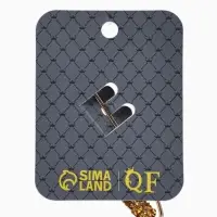 Булавка &laquo;Вечеринка&raquo;, стразы, 7 см, цвет золото