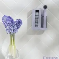 Пена для обуви со щёткой Future Alp Soft Clean Shoes, на подставке, 13 губок, 4 мыльные салфетки, пенный дозатор