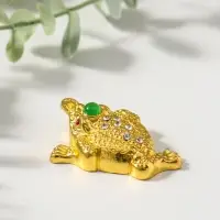 Нэцкэ металл "Денежная жаба с монетой" золото набор 6 шт 4х5,4х2 см