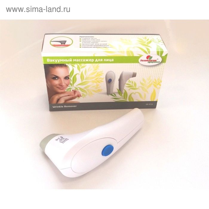 Массажёр для лица  Массажёр для лица "Технологии здоровья" SR-07А, электрический, вакуумный, 2хАА, белый