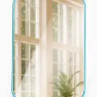 Зеркало настольное, прямоугольное, 20.5&times;14 см, (19.8&times;13.2 см), МИКС