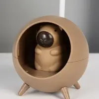 Ночник "Капибара в круглом кресле" LED 3Вт 5V USB АКБ 2 режима 8,5х8,5х25,5 см Ночник "Капибара в круглом кресле" LED 3Вт 5V USB АКБ 2 режима 8,5х8,5х25,5 см