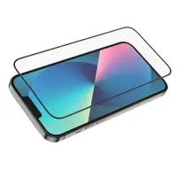 Защитное стекло Hoco A26, для iPhone 13 Pro Max,с защитной сеткой для микрофона,черная рамка