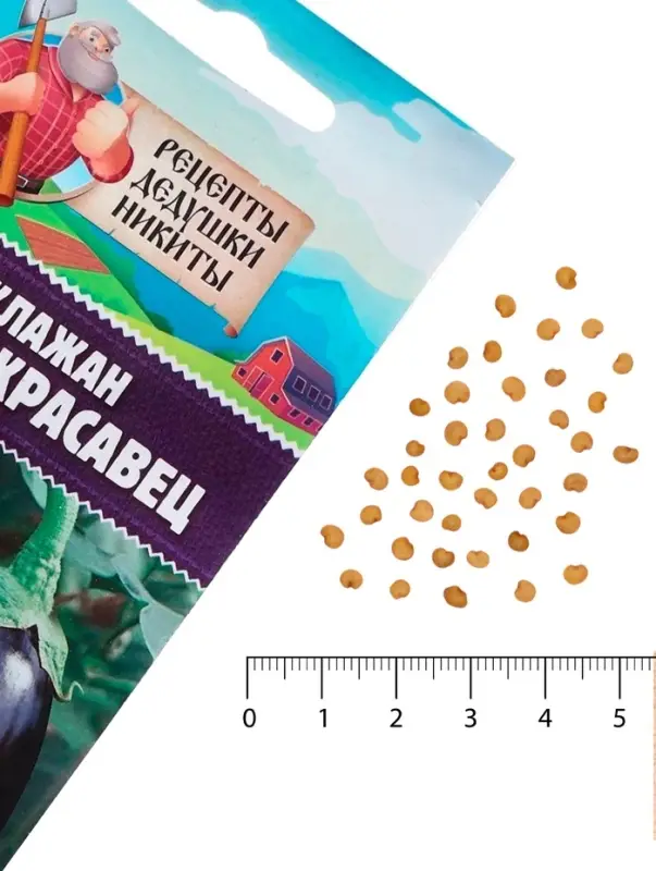 Семена Баклажан «Чёрный красавец», 0.3 г Семена Баклажан «Чёрный красавец», 0.3 г