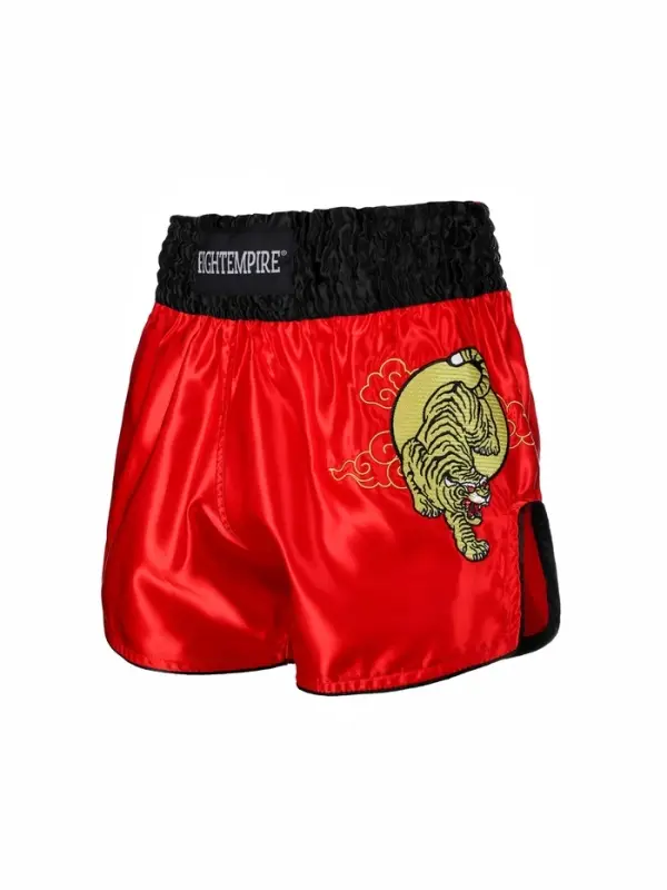 Шорты для тайского бокса FIGHT EMPIRE, р. XS, красные