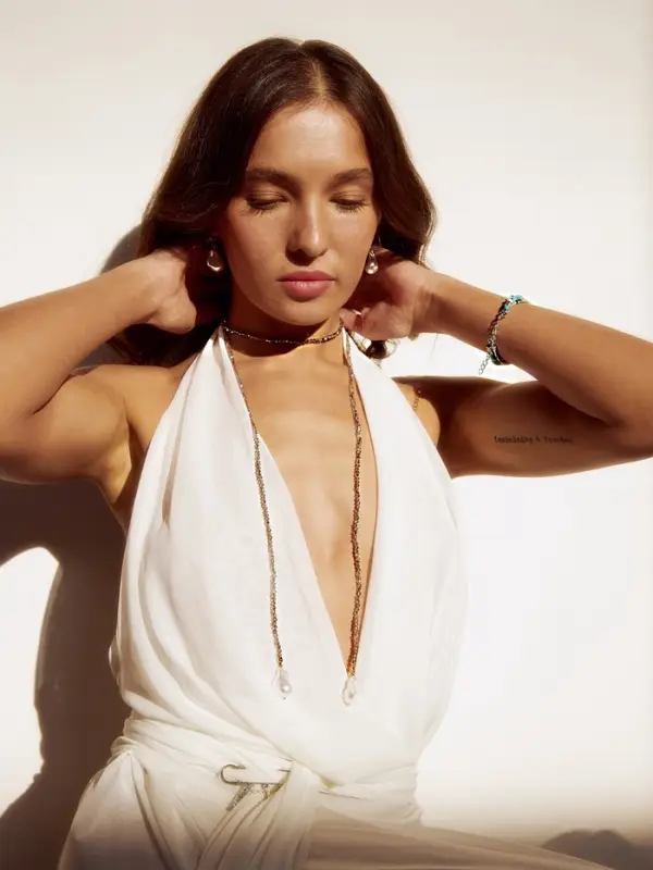 Булавки &laquo;Пляж. Ракушки и Шляпка&raquo;, L=7 см, 2 шт. белая в серебре