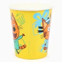 Стаканы  "Три Кота. Праздник для котят" 6 шт.