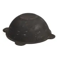 УЦЕНКА Казан чугунный, 6 л, плоское дно, нет крышки