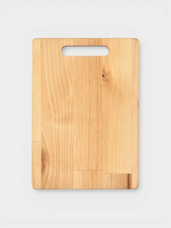 Доска разделочная Классик, пропитана маслом, береза, 20,5х14,5х1,8/1,6 см