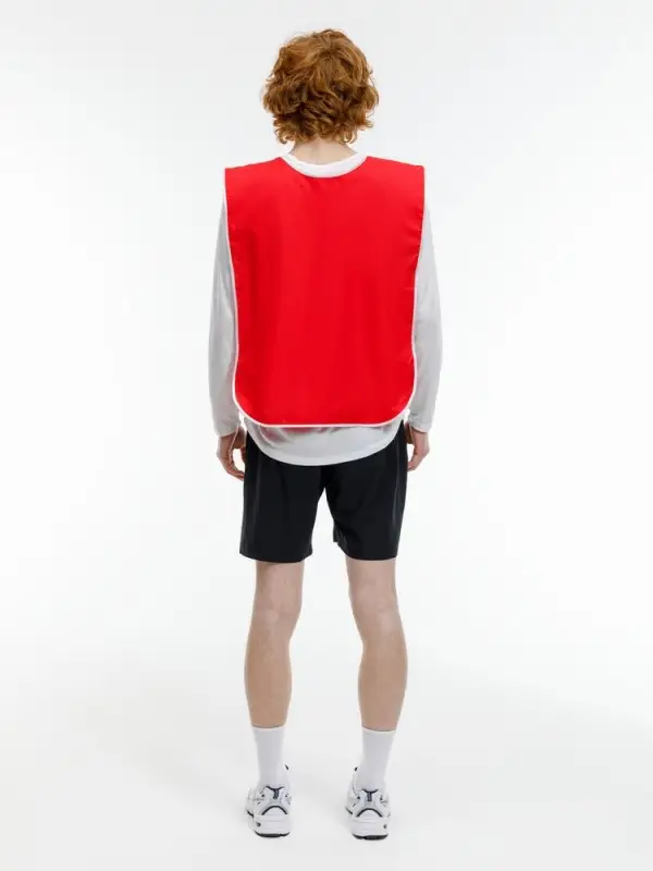 Манишка Member, красная с белым