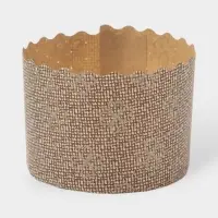 Формы для выпечки кулича бумажные &laquo;Классика&raquo;, одноразовые, набор 10 шт., 6&times;4.5 см, бежевые