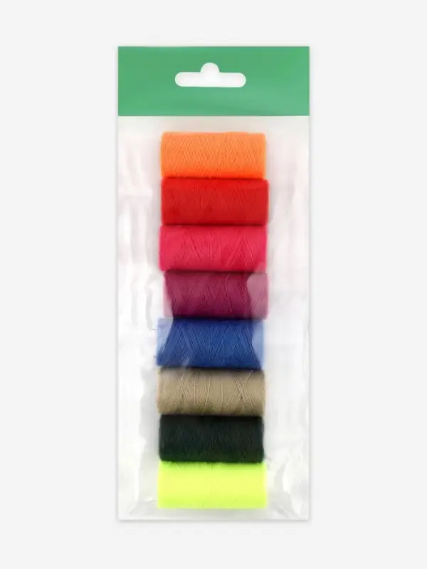 Нитки &laquo;Яркие&raquo;, 50/2, 150 м, набор 8 шт., разноцветные