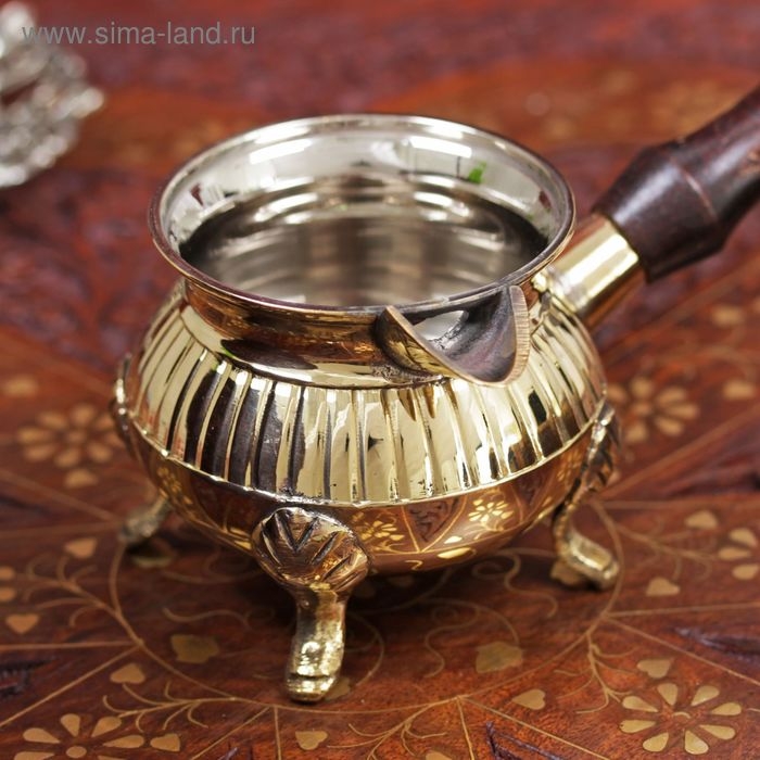 Турка латунь на ножках 150 мл Турка латунь на ножках 150 мл