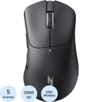 Мышь компьютерная Acer Nitro OMR505 чер,12800dpi,BT/Radio/USB(ZL.MCE11.01G)