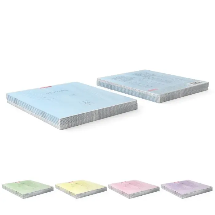 Тетрадь 24 листа в клетку, ErichKrause "Классика", обложка мелованный картон, блок офсет 100% белизна, МИКС (1 вид в спайке)