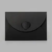 Конверт подарочный для сертификата, 10.5&times;7.2 см, чёрный