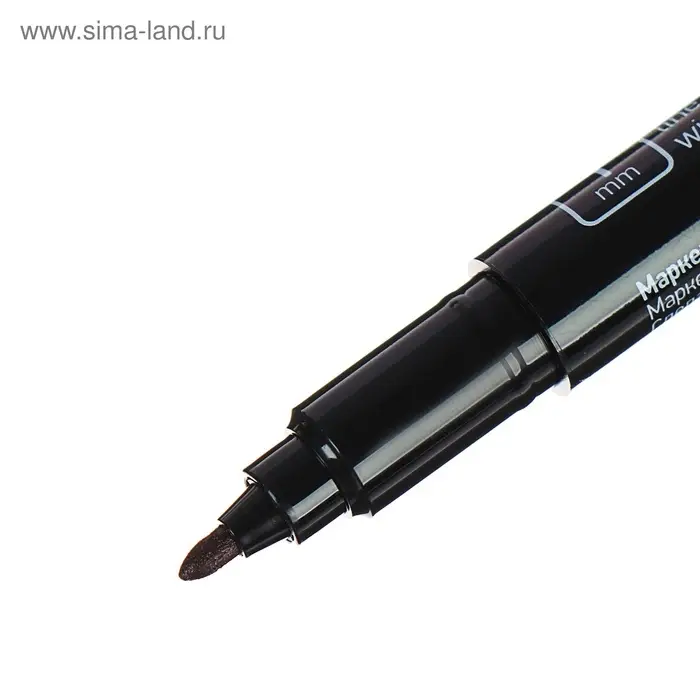 Маркер перманентный Berlingo, чёрный, узел 1.0 мм